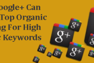 How Google+ Can Get You Top Organic Ranking For High Traffic Keywords