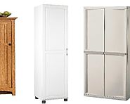 Affordable Free Standing Broom Closet Cabinet for Kitchen or Garage - Best Reviews - Tackk