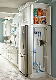 Best Free Standing Broom Closet Cabinet for the Kitchen or Garage