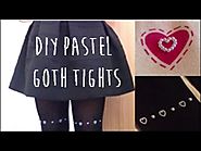 ♡ ♥ DIY pastel goth tights ♥ ♡