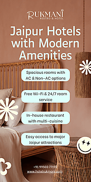 Jaipur Hotels with Modern Amenities