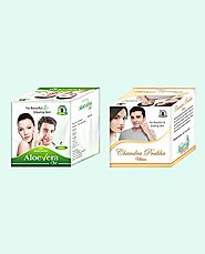 Aloe Vera Gel and Chandra Prabha Ubtan Best Value Combo Packs