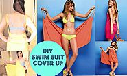 DIY Victoria's Secret Swimsuit Cover-Up { No Sewing }