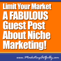 Limit Your Market - A FABULOUS Guest Post About Niche Marketing!