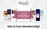 Enter to Win 1 of 3 Lifetime Memberships to ElegantThemes