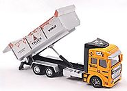 Vidatoy 1:48 Diecast Transport Truck Construction Toy Vehicle For Kids