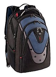 SwissGear Blue Ibex 17" Computer Backpack, 15"L x 10"W x 19"H