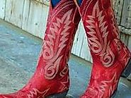 Women's Red Cowboy Boots 2016