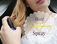 DIY finishing Hair Lightening spray