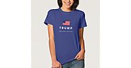 Donald Trump For President 2016 Navy Blue T-Shirt
