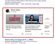 Try Googling 'Silicon Valley' for some real, fake news from the HBO show