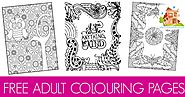 Free colouring pages for adults