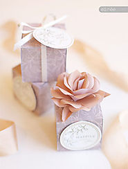 Free, Printable Boxes for Your Wedding Favors