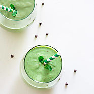 Mint Chocolate Green Smoothie Recipe | Food Faith Fitness