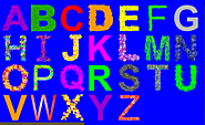 LEARN THE ALPHABET -- LEARN THE LETTERS OF THE ALPHABET -- ENGLISH ALPHABET