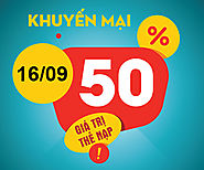 Khuyến mại Viettel tặng 50% giá trị thẻ nạp ngày vàng 16/09/2016