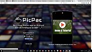 Pic Pac.App Editor y generador de videos en stop motion o time lapse. .Para android