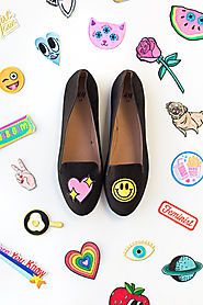 DIY No-Sew Embroidered Loafers - Studio DIY