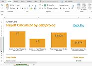 Credit Card Payoff Calculator - Free Download - Debt Pro.co