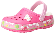 crocs 14632 CB Hello Kitty FR LD Clog (Toddler/Little Kid),Neon Magenta,8 M US Toddler