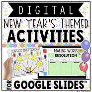 DIGITAL NEW YEAR'S THEMED ACTIVITIES IN GOOGLE SLIDES™ by The Techie Teacher