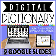 DIGITAL DICTIONARY FOR GOOGLE SLIDES™ by The Techie Teacher | TpT
