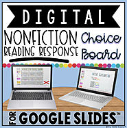 DIGITAL NONFICTION READING RESPONSE CHOICE BOARD FOR GOOGLE DRIVE™