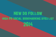 New do follow high PR social bookmarking sites list 2014
