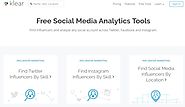 Klear.com - Free Social Media Influencer Research Tools