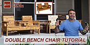 How to Make a Double Chair Bench | DIY Patio Furniture