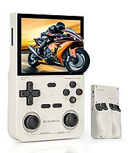 Bearway Handheld Game Console - Retro Handheld Game Console K36 with 9000+ Retro Games, 30+ Emulators, 3.5-inch IPS S...