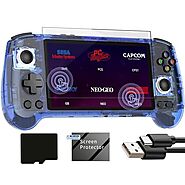 RG556 Retro Handheld Game Android 13,rg 556 Handheld Game with 5.48 inch Touch OLED Screen Built-in 128G Pre-Loaded 4...