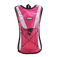 Pinty 2L Hiking Backpack Hydration Pack with Water Bladder Cycling Climbing Camping Bag (Black/Pink/Green/Blue/Orange...