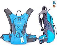 WACOOL Waterproof Hydration Bladder Pack, Cycling Backpack, Hiking Lightweight Daypack