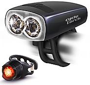 Cycle Torch Night Owl Bike Light USB Rechargeable - Perfect Urban Commuter Bicycle Light Set - Bright TAIL LIGHT Incl...