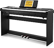 Donner DEP-20 Beginner Digital Piano 88 Key Full Size Weighted Keyboard, Portable Electric Piano with Furniture Stand...