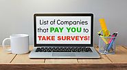 List of Companies that PAY YOU to take surveys. | Cats in the Cradle Blog