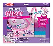 Melissa & Doug Mess Free Glitter - Headbands and Barrettes - Ages 5-9