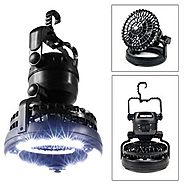 iMBAPrice® Deluxe Outdoor Camping 2-In-1 Combo 18 Super Bright LED Lantern and Fan (USB-CFAN-LED)