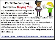 Best Portable Camping Lanterns Reviews