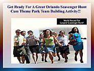 Get Ready For A Great Orlando Scavenger Hunt Theme Park Team Building…