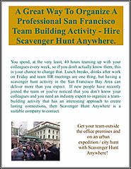 A Great Way To Organize A Professional San Francisco Team Building Activity - Hire Scavenger Hunt Anywhere.
