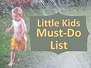 The 4-6 Year Olds Must Do List - Creative With Kids