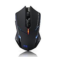 Habor Wireless Gaming Mouse Optical Mice for Gaming 500/1000/1500/2000 DPI 7 Buttons for PC Laptop