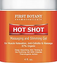 Hot Shot Slimming Gel and Massaging Gel 4 fl. oz Great for Muscle Relaxation and Massage Best Anti Cellulite Cream Wi...