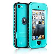 iPod 5 iPod 6 Waterproof Case, Merit Waterproof Shockproof Dirtproof Snowproof Case Cover with Kickstand for Apple iP...