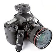 VILTORX® JY-120-C1 wireless remote shutter release for Canon EOS camera 70D 60Da 60D T6s T6i T5i T3i T5 T3 1200D 760D...