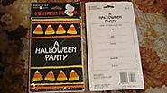Forget Me Not American Greetings 8 Halloween Invitations with Envelopes - Candy Corn "A Halloween Party"