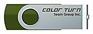 TEAM Color Turn 16 GB USB 2.0 Flash Drive TG016GE902GX (Green)