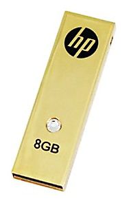 HP 8 GB HP335 USB 2.0 Flash Drive P-FD8GBHP335-BX (Gold)